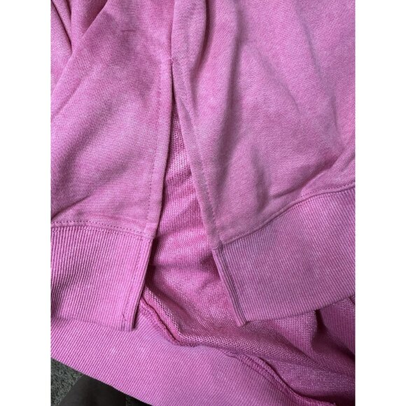 SHEWIN Sweatshirt Womens Size 2XL Pink Long Sleeve Crew Neck LOVE Loose Fit - Picture 4 of 5